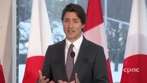 Canada: PM Justin Trudeau and Japanese PM Fumio Kishida speak with reporters in Ottawa – January 12, 2023