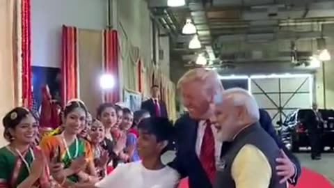 Donald Trump is with Indian PM Narendra Modi