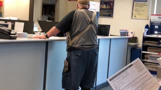 Postal Customer Slinging Slurs