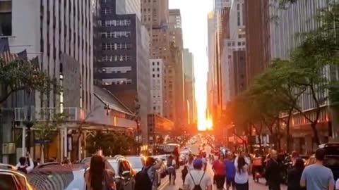 Manhattan's Most Beautiful Sunset Punch Point in new york