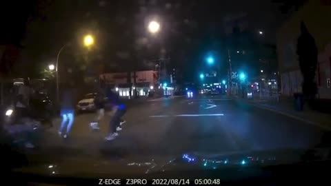 hit-and-run driver plows through group of men fighting in Chicago road