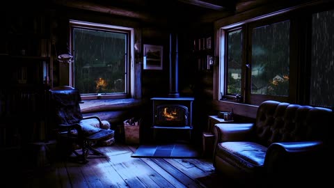 Rainy Night at the Cabin For sleep and Relaxation