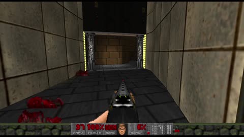 Brutal Final Doom - TNT: Evilution - Ultra Violence - Stronghold (Level 9) - 100% Completion