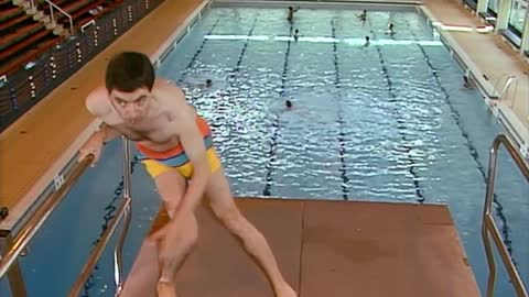 Dive Mr Bean funny clip