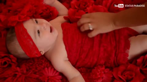 red baby Cute Baby Video PhotoShot |