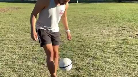 A fun creative video idea with a football⚽⚽ #football