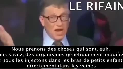 ON A TROUVE LE VRAI VIRUS, BILL GATES, CE TYPE EST JUSTE UN GRAND MALADE MENTAL !!!