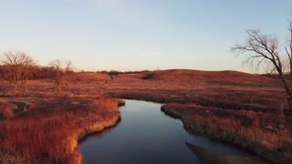 Glacial Park Kames At Sunset