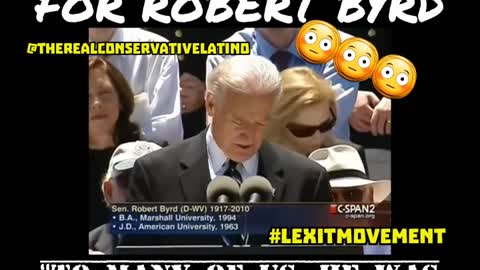 Joe Biden's Robert Byrd eulogy