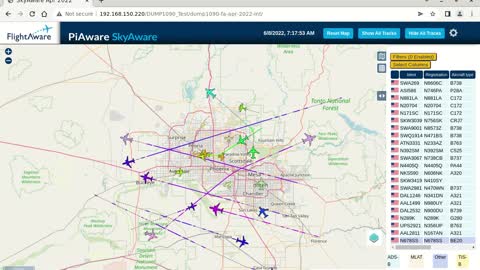 June 8th 2022 - Time Lapsed Phoenix Air Traffix