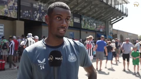 INTERVIEW | Alexander Isak on Newcastle United's pre-season tour in the USA