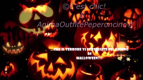 E' Halloween!!!🎃🎃🎃 che il terrore vi perseguiti