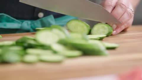 Watermelon and Cucumber Feta Salad