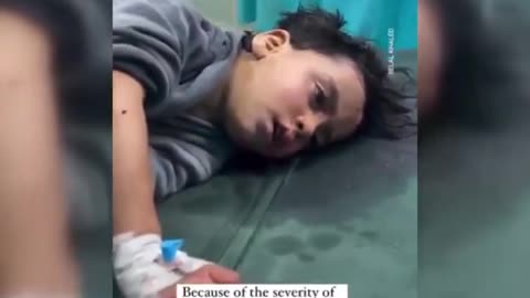 The excruciating pain this Gaza child is experiencing