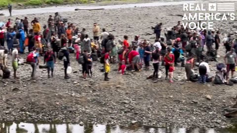 More Footage from Deep Inside the Darien Gap: Another Massive Group of Illegals