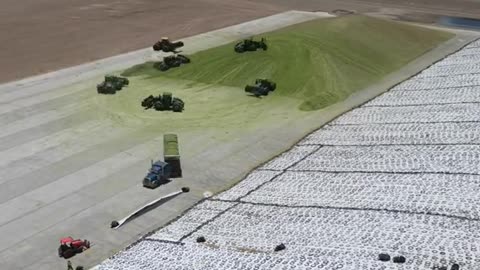 Silage pressing