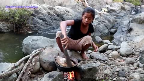 Life skills: Catch and Cook Red fish for Food forest