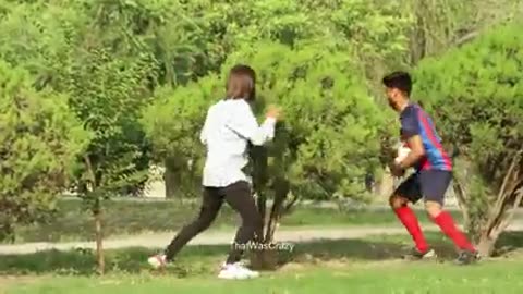 Funny Football prank