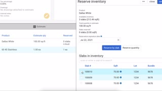 Inventory 2 - Reserving inventory in EasedEdge