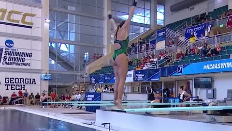 Mia Vallee Women's College Diving 1M Springboard Final