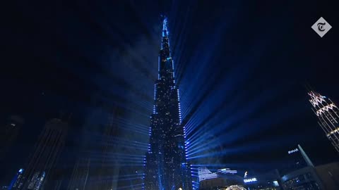 Welcome 2022 Dubai Burj Al-Khalifa Light Works