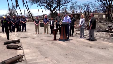 Biden tours Maui, pledges long term federal support