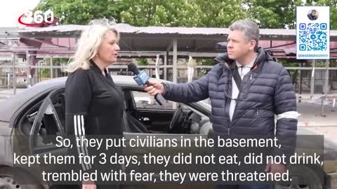 Told the Ukrainian military held civilians as hostages and intimidated them