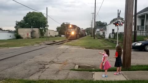 Joy and Excitement from a simple wave from the Engineer