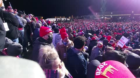 President Trump Rally Crowd Omaha, Nebraska 10/27/2020