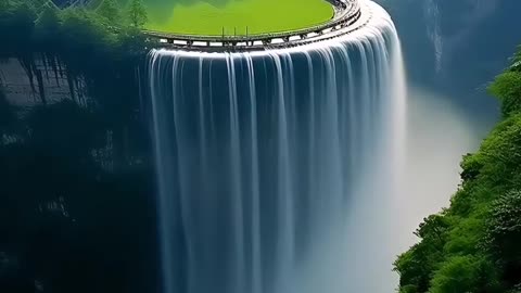 Beautiful Natural water drop scene