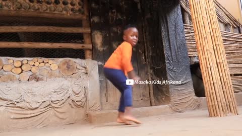 African masaka child dance video