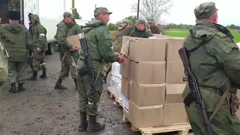 55 tons of humanitarian aid to residents of Zaporozhye region