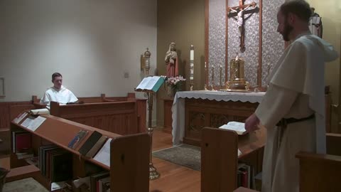 Vespers with the Dominican Friars from their chapel in St. Patrick Priory, April 28, 2021