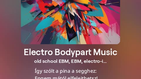 Electro Body(part) Music - AI-generált darkelectro vicces szöveggel