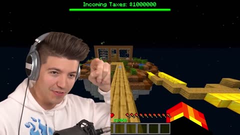 Minecraft but there's 1 MILLIONAIRE Block