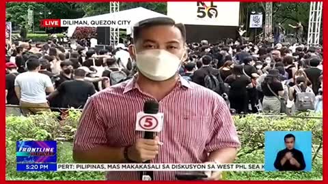 Ika-50 anibersaryo ngMartial Law declaration,sinabayan ng mga kilosprotesta