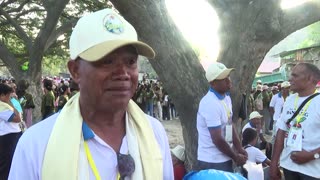 East Timorese Catholics flock for open-air Mass with Pope Francis