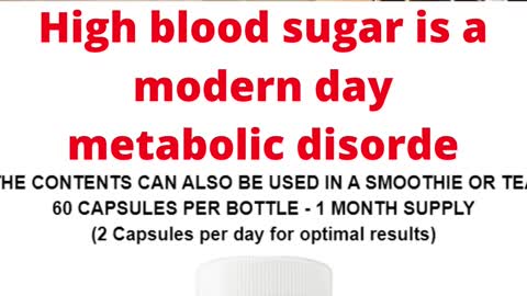 Berberine Supplement - High blood sugar is a modern day metabolic disorder.