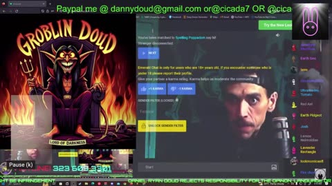 Getting banned on ome.TV/mokey App for reporting pedophiles - Daniel Doud Restream 06/26/2024