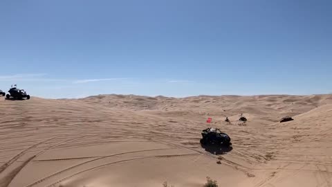 UTV Catches Fire During Sand Dune Drive