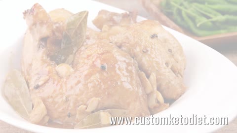 Keto Recipes - Keto Creamy Chicken Adobo - Keto Diet