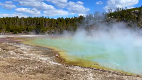 Midway Geyser Basin Virtual Tour - Yellowstone National Park