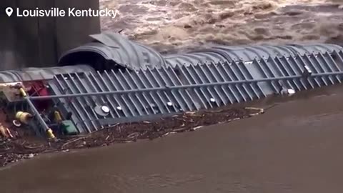 Ohio 2 happening now, barge sunk