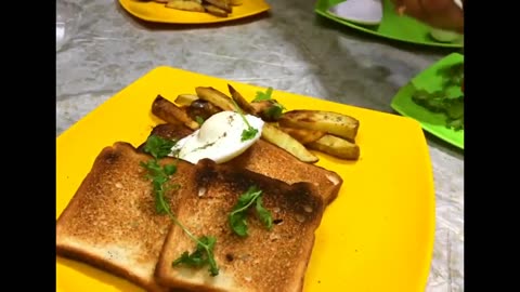 Pouched Egg w_ Toast for Breakfast