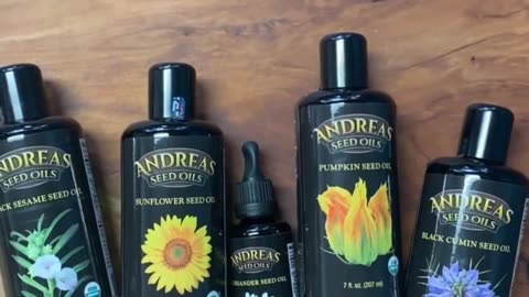 Elevate your health with Andreas Seed Oils! 🌿