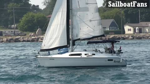 Sirius Sail Boat Light Cruise Down From Lake Huron