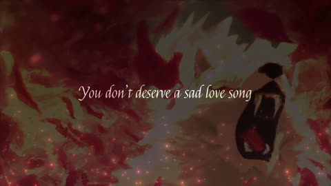 Zoey The White Lioness - You Don't Deserve A Sad Love Song (Lyric Video)