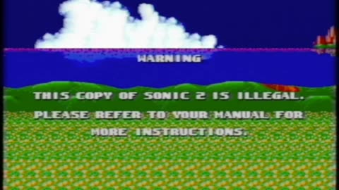 Sonic The Hedgehog 2 (1992) Anti-Piracy Measure/Cartridge Locker