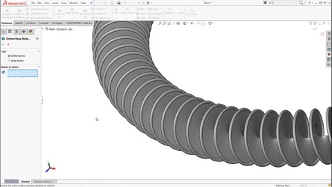 How to make a Curved Spring in SOLIDWORKS