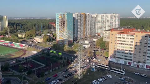 Ukraine strikes residential buildings near Moscow